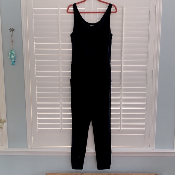 Garnet Hill Drape-neck Easy Knit Jumpsuit - Picture 8 of 12